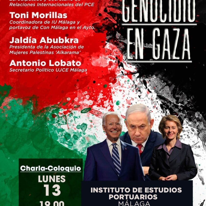 Genocidio en Gaza.-Charla Coloquio