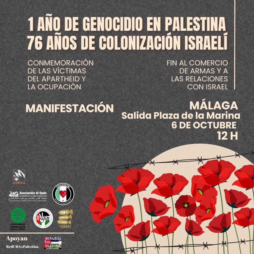 1 año de genocidio en Palestina. 76 de colonización israelí
